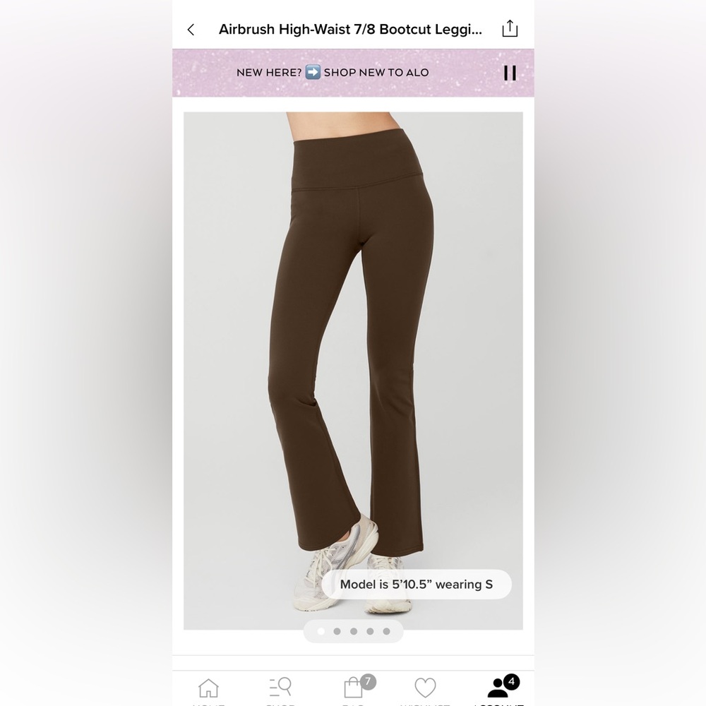 ALO highwaist 7/8 bootcut legging